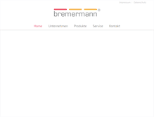 Tablet Screenshot of bremermann.com